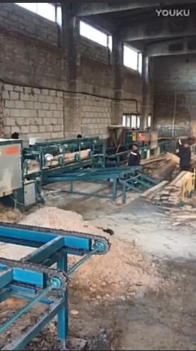 全自動多片鋸生產線一工作視頻