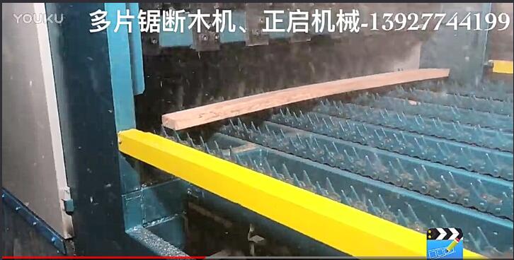 多片鋸斷木機、原木截斷機工作視頻